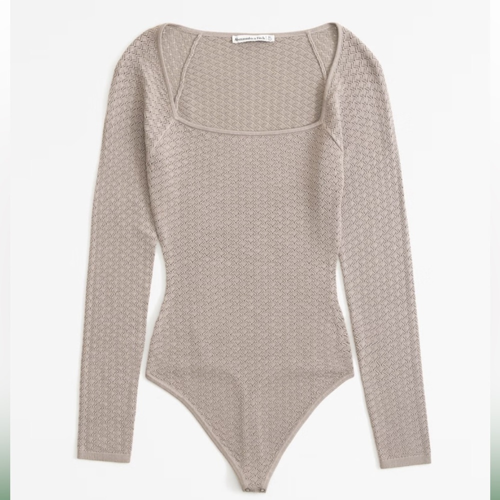 Abercrombie Pointelle Squareneck Bodysuit